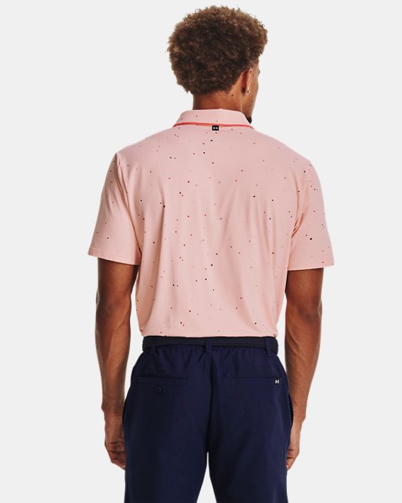 Men's UA Iso-Chill Verge Polo in Pink image number 1